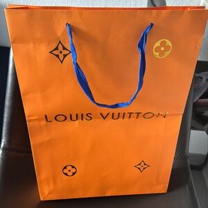 Louis Vuitton Orange Shopping Bag